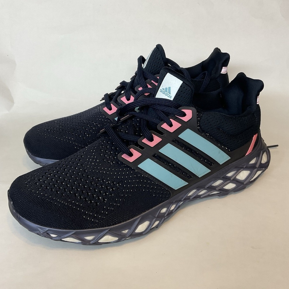adidas UltraBOOST Web DNA Legend Ink Bliss Black Blue Pink Size 12‎ Excellent